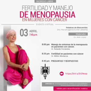 fertilidad y menopausia en mujeres con cancer